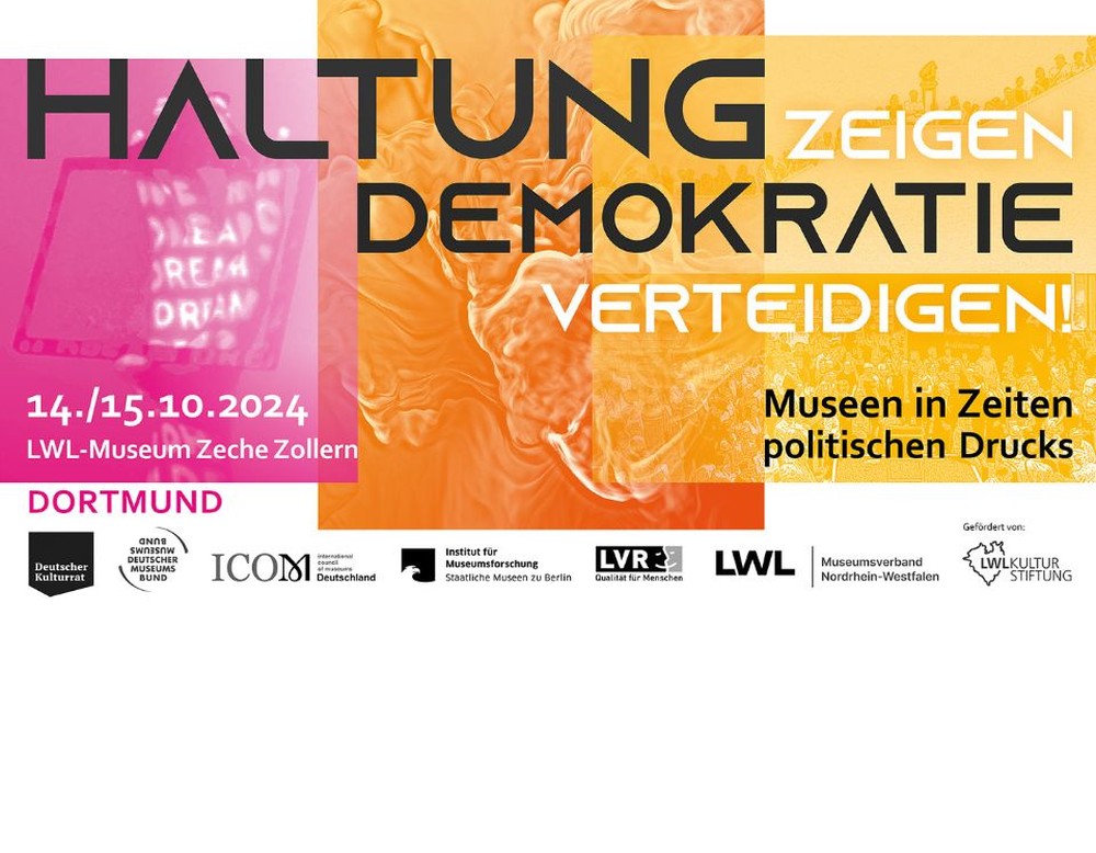 Key Visual Tagung: Haltung zeigen, Demokratie verteidigen!