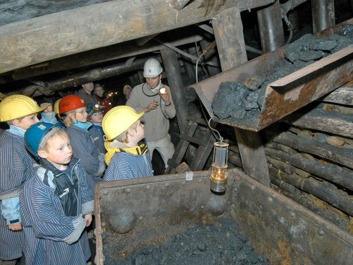 Besucherbergwerk des LWL-Industriemuseums Zeche Nachtigall in Witten (vergrößerte Bildansicht wird geöffnet)